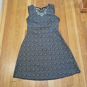 🎄💗Zara Basic Black and White Dress